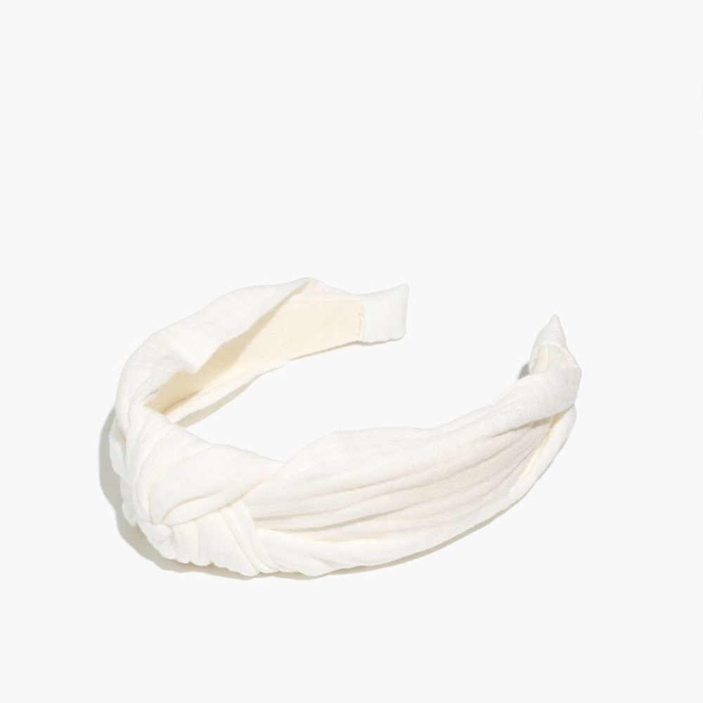 Madewell-Knotted Covered Headband
